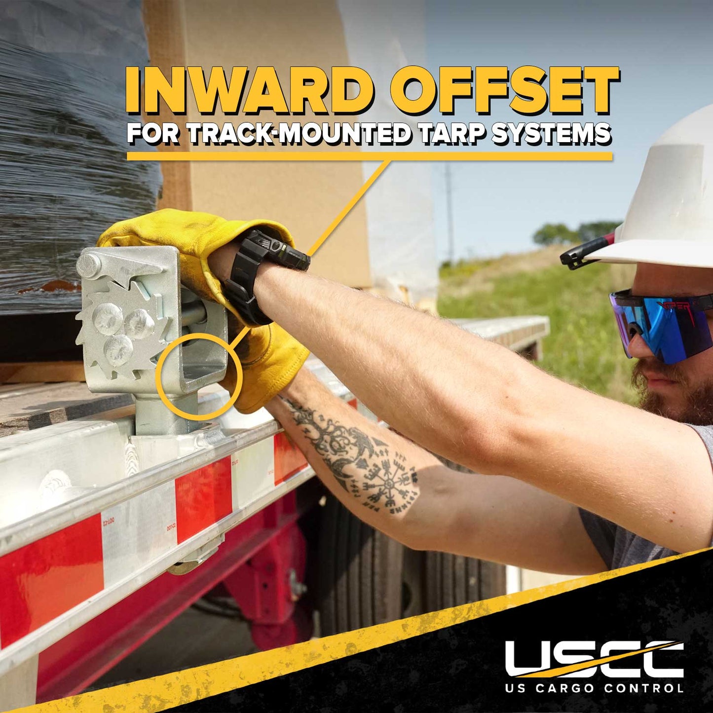 PortaWinch Inward Offset Stake Pocket Winch