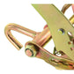 2" Ratchet with Wire Hook | 3,000 lbs. BS