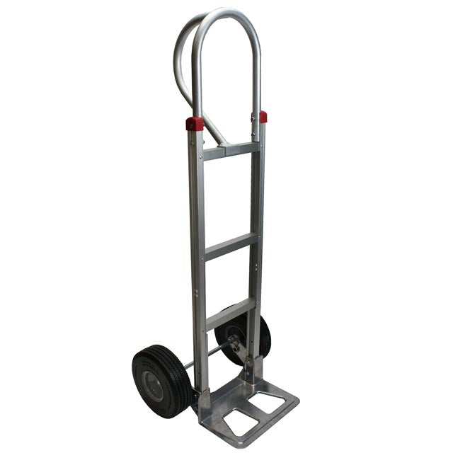 Foam Fill Tire Aluminum Dolly Hand Truck with Vertical Loop Handle