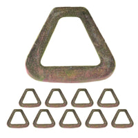 Stamped 2" D-Ring | 10,000 lbs. BS - 10 Pack