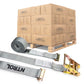 2" x 16' Gray E-Track Ratchet Strap | Standard 4' Fixed End | 800-Pack (Pallet)