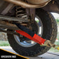 2" x 3' Red Axle Strap w/ 2" Stamped D-Rings