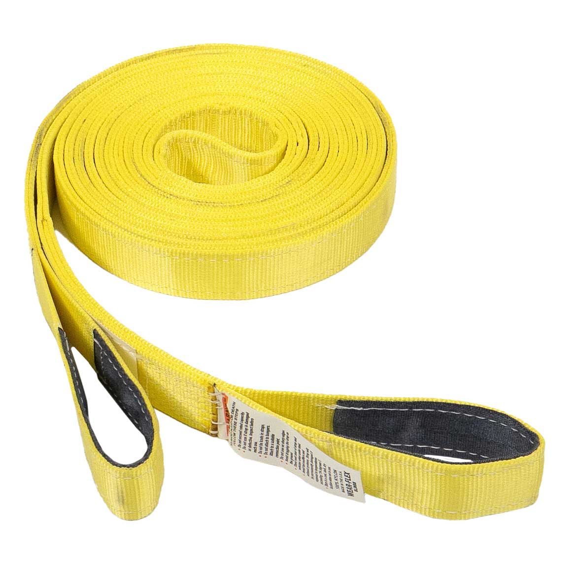 2" x 30' Heavy Duty Recovery Strap with Reinforced Cordura Eyes - 2 Ply | 16,000 WLL