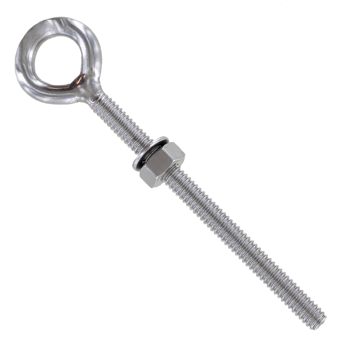 1/4" x  3-3/16" Stainless Steel Type 316 Welded Eye Bolt