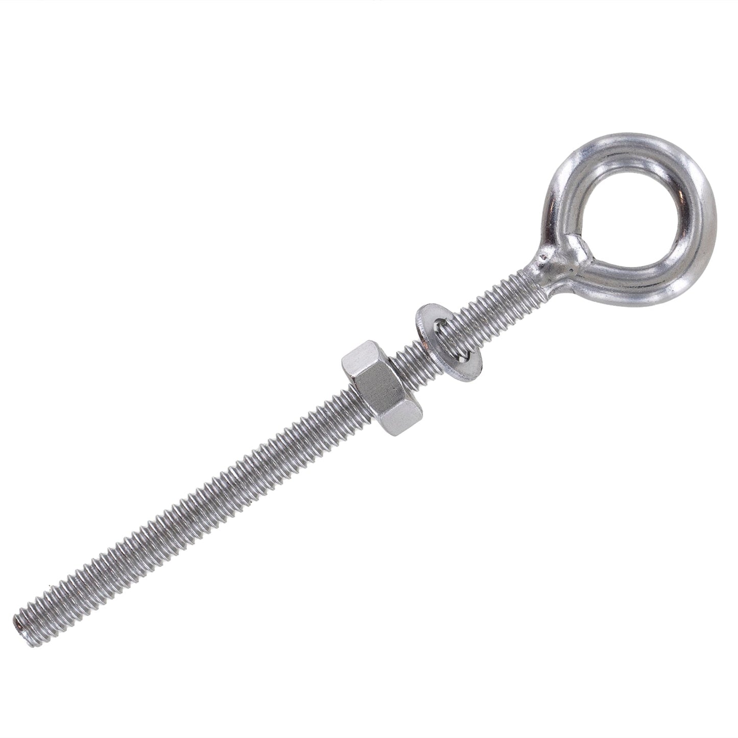 1/4" x  3-3/16" Stainless Steel Type 316 Welded Eye Bolt