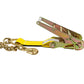 3" x 11" Fixed End with Ratchet / Chain Extension | Yellow