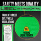 3" x 27' Ratchet Strap with Flat Hooks | Green