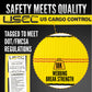 3" x 27' Ratchet Strap with Flat Hooks | Yellow | 108-Pack (Pallet)
