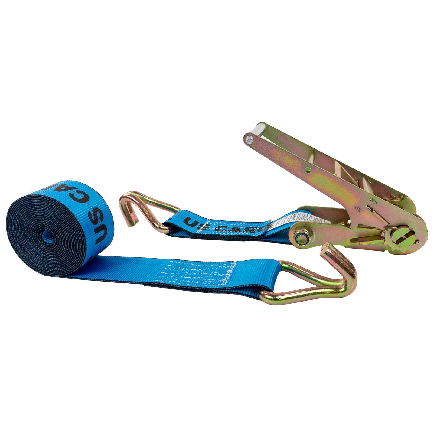 3" x 40' Ratchet Strap with Wire Hooks | Blue