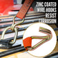 3" x 20' Ratchet Strap with Wire Hooks | Red