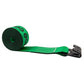 3" X 30' Winch Strap with Flat Hook | Green
