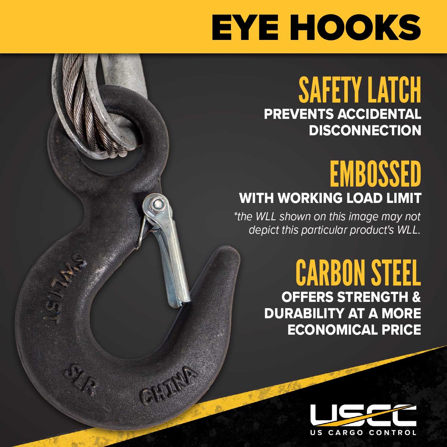 3/8" x 2' 3-Leg Wire Rope Bridle Sling with Eye Hooks