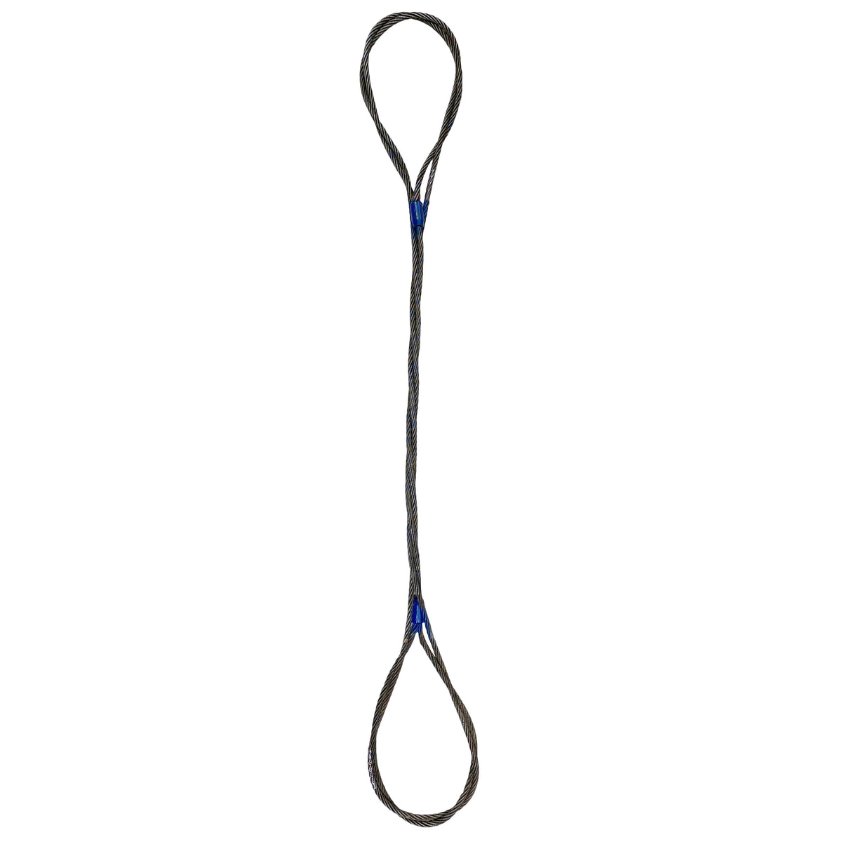 1/4" x 20' Three Part Braided Wire Rope Sling