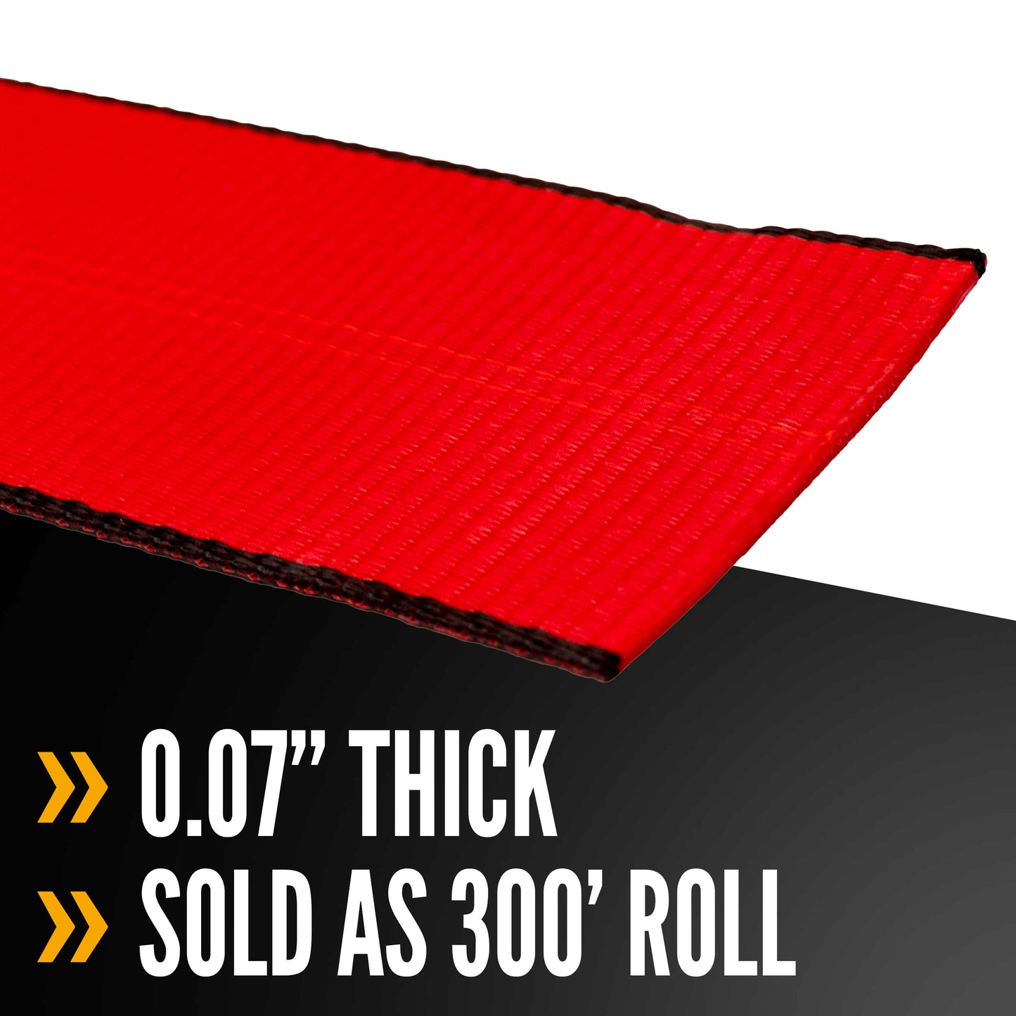 3"x 300' 18K Polyester Cargo Webbing - Red