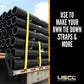 3" x 300' 18K Polyester Cargo Webbing - Yellow