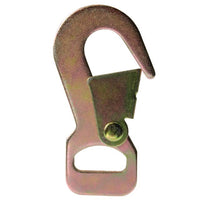 1" Flat Snap Hook, Yellow Zinc | 3,300 lbs. BS