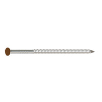 306 Stainless Steel Painted Siding Nail - Dark Brown