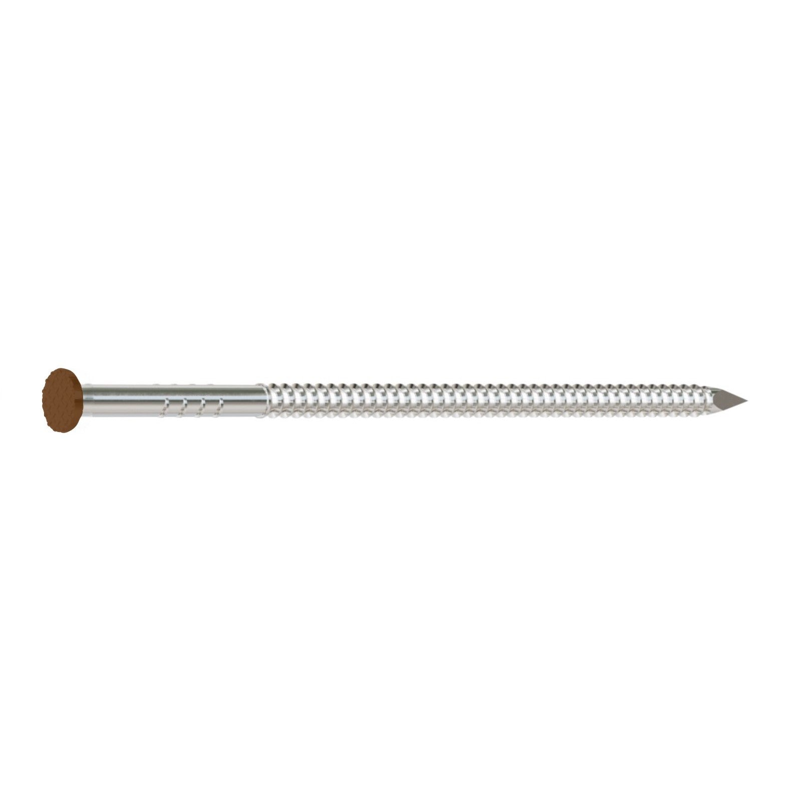 304 Stainless Steel Painted Siding Nail - Redwood