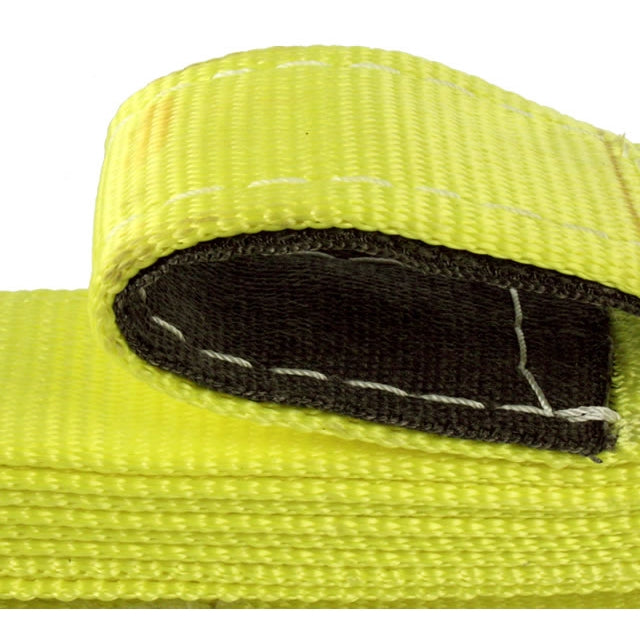 2" x 16' Heavy Duty Recovery Strap with Reinforced Cordura Eyes - 1 Ply | 8,000 WLL