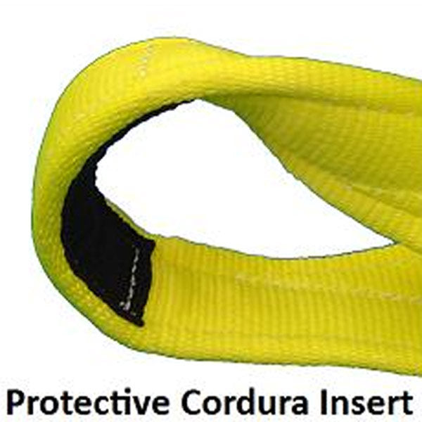 2" x 30' Heavy Duty Recovery Strap with Reinforced Cordura Eyes - 1 Ply | 8,000 WLL