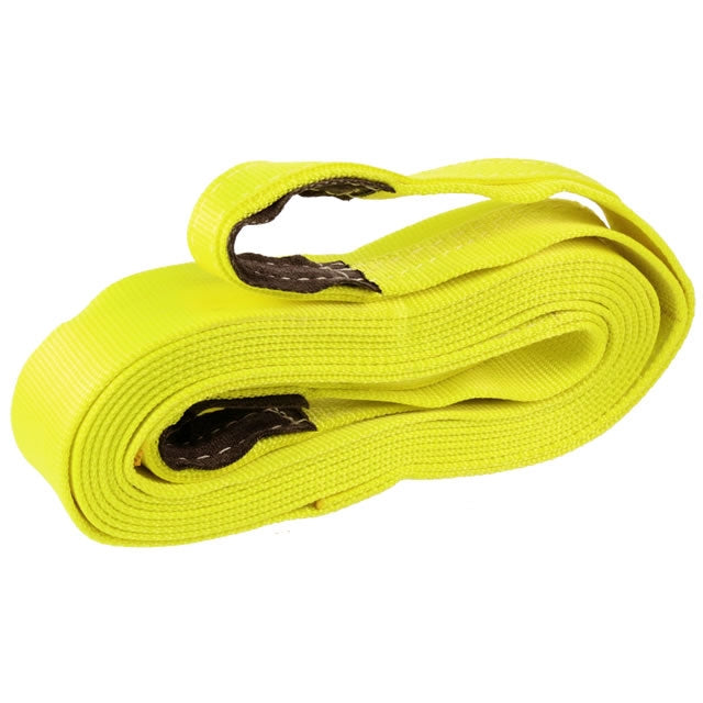 3" x 20' Heavy Duty Recovery Strap with Reinforced Cordura Eyes - 1 Ply | 12,000 WLL