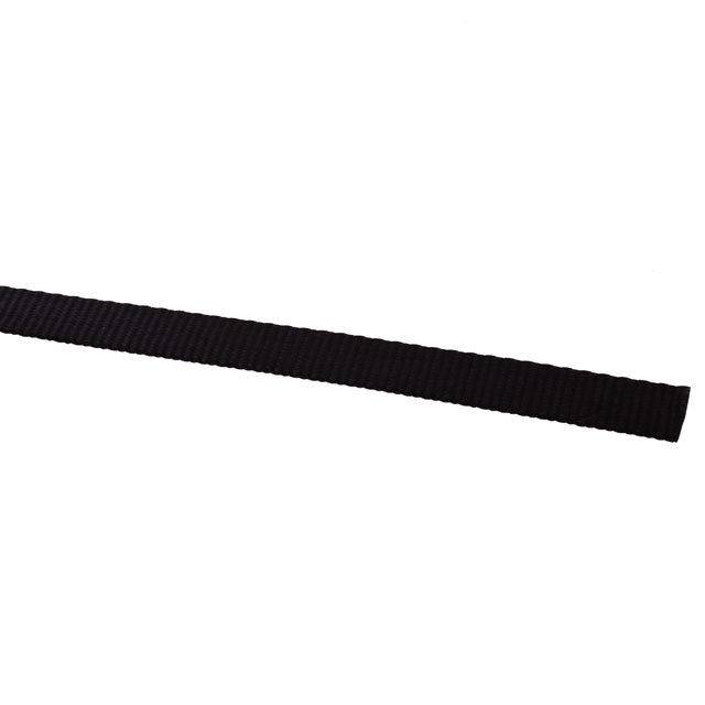 1" 4.5K Polyester Cargo Webbing - Linear Foot - Black