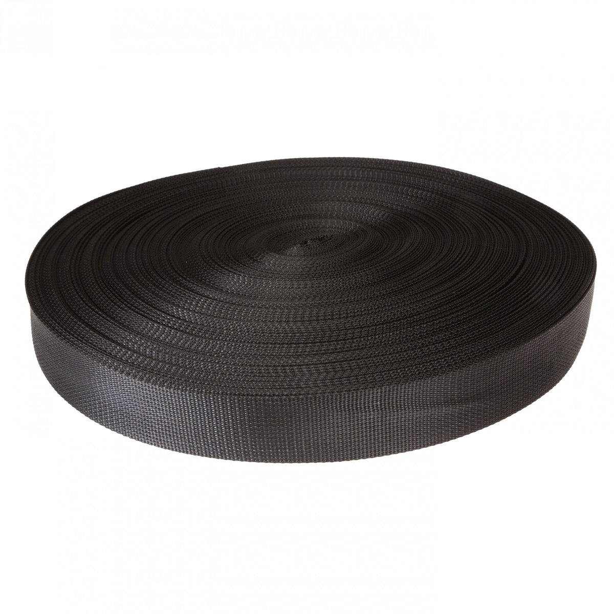 2" 6K Polyester Cargo Webbing - Linear Foot - Black