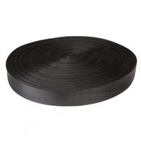 2" 6K Polyester Cargo Webbing - Linear Foot - Black