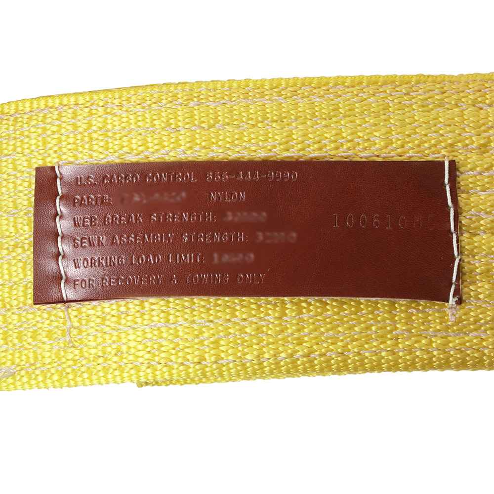 6" x 20' Heavy Duty Recovery Strap with Reinforced Cordura Eyes - 1 Ply | 24,000 WLL