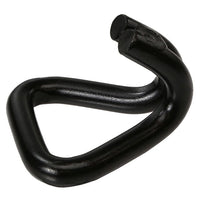 2" Black Painted Double J Short Wire Hook | 11,000 lbs. BS