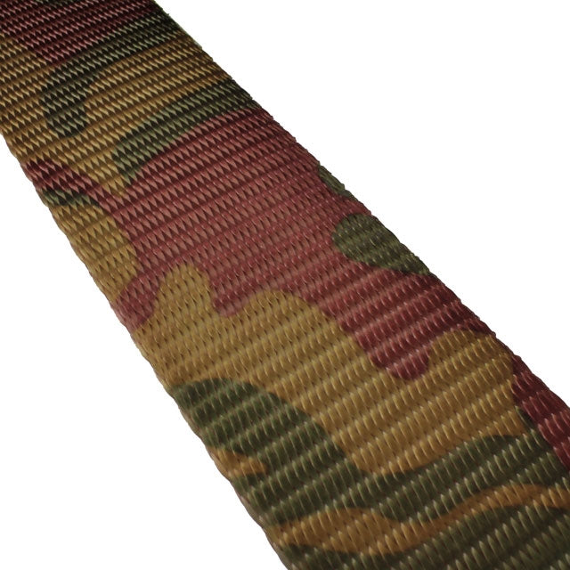 2" x 300' 12K Polyester Cargo Webbing - Camo
