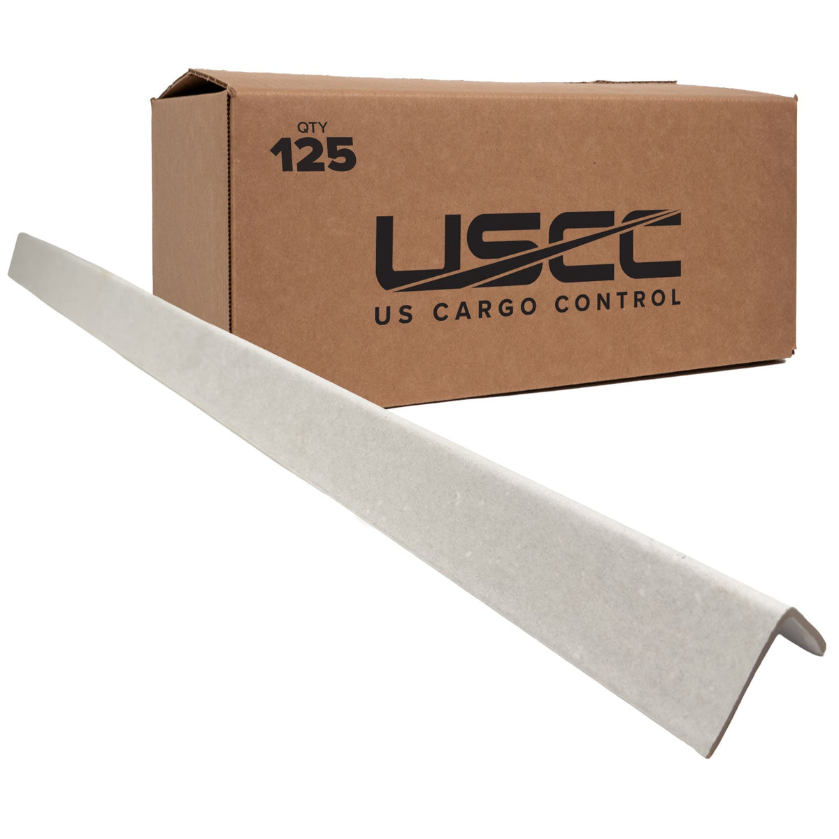 Light-Duty Cardboard Edge Protectors | .120" Thick, 2" x 2" x 36", 125-Pack