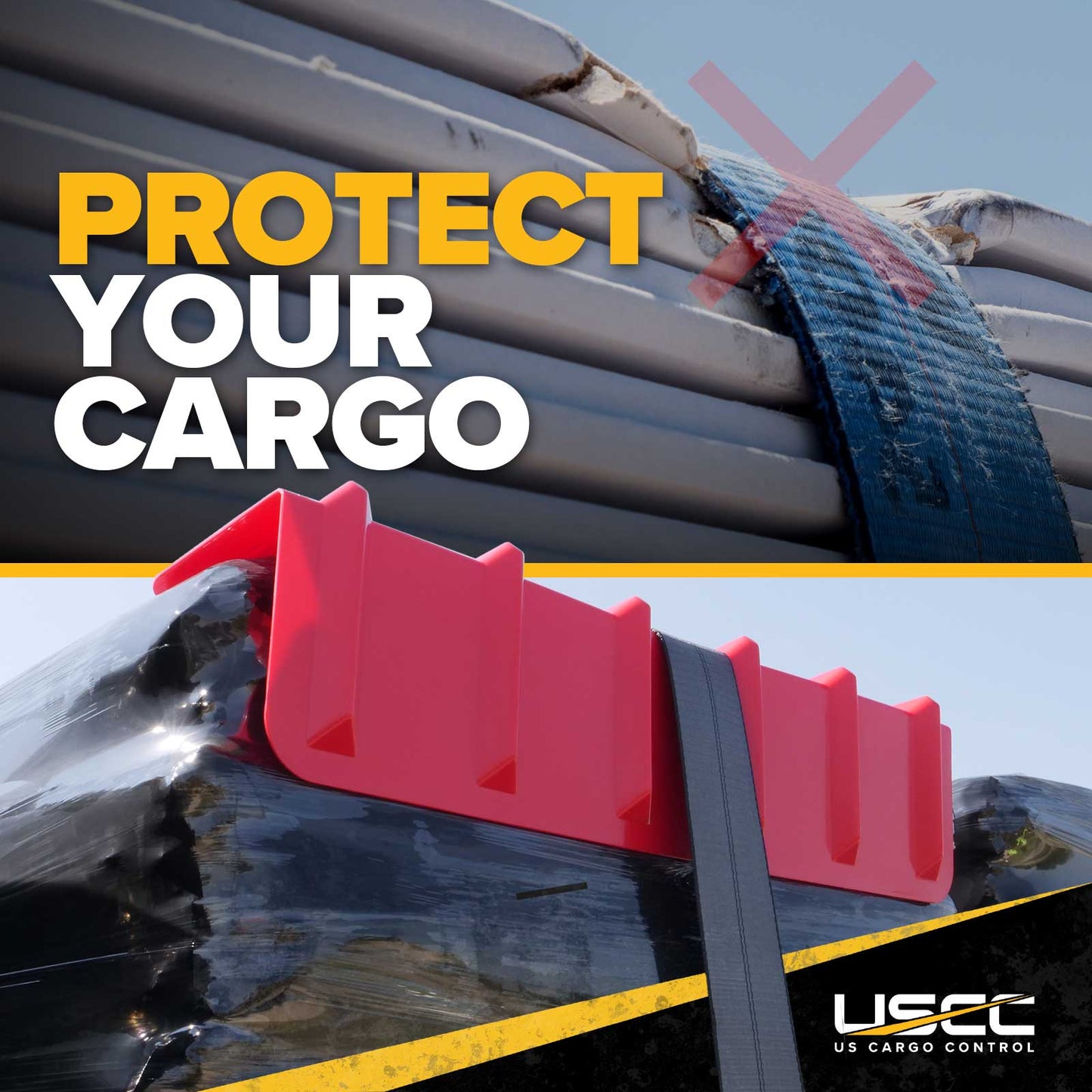 Corner Protector 36" Web Protector (8" x 8" x 36") | 200-Pack (Pallet)