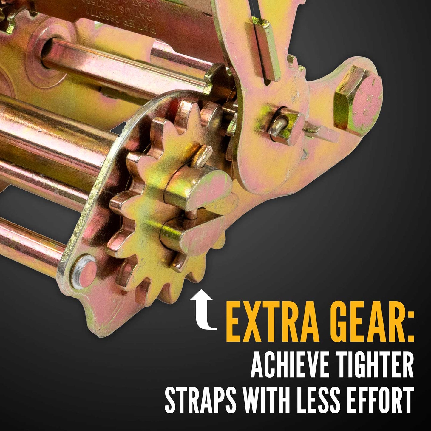 4" Gear-Driving Reverse-Action Ratchet | 24,200 lbs. BS