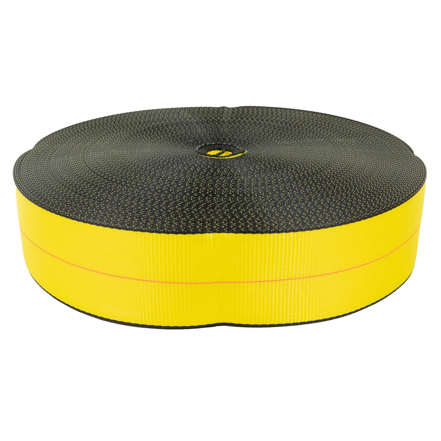 4" x 300' 20K Polyester Cargo Webbing - Yellow