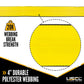 4" x 300' 20K Polyester Cargo Webbing - Yellow