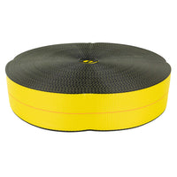 4" x 300' 24K Polyester Cargo Webbing - Yellow
