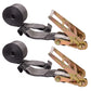 BlackLine 4" x 30' Ratchet Strap with 20,000 lb Flat Hooks | 2-Pack