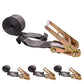 BlackLine 4" x 30' Ratchet Strap with 20,000 lb Flat Hooks | 4-Pack