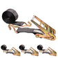 BlackLine 4" x 30' Ratchet Strap with Wire Hooks | 4-Pack