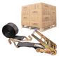 BlackLine 4" x 30' Ratchet Strap with Wire Hooks | 90-Pack (Pallet)