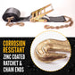 BlackLine 4" x 30' Ratchet Strap with 18" Chain Extensions | 2-Pack