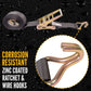 BlackLine 4" x 30' Ratchet Strap with Wire Hooks | 2-Pack