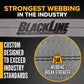 BlackLine 4" x 30' Winch Strap with 20,000 lb Flat Hook | 300-Pack (Pallet)