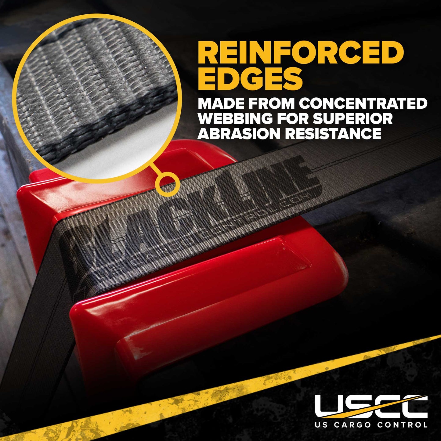BlackLine 4" x 30' Winch Strap with 20,000 lb Flat Hook | 300-Pack (Pallet)