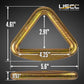 4" Forged D-Ring | 20,000 lbs. BS - 50 Pack