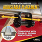 4" Low Profile Sliding Double L Track Flatbed Winch | 5-Pack