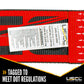 4" x 50' Ratchet Strap with Flat Hooks | Red
