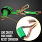 4" x 30' Ratchet Strap with Wire Hooks | Green | 2-Pack