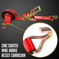 4" x 40' Ratchet Strap with Wire Hooks | Red